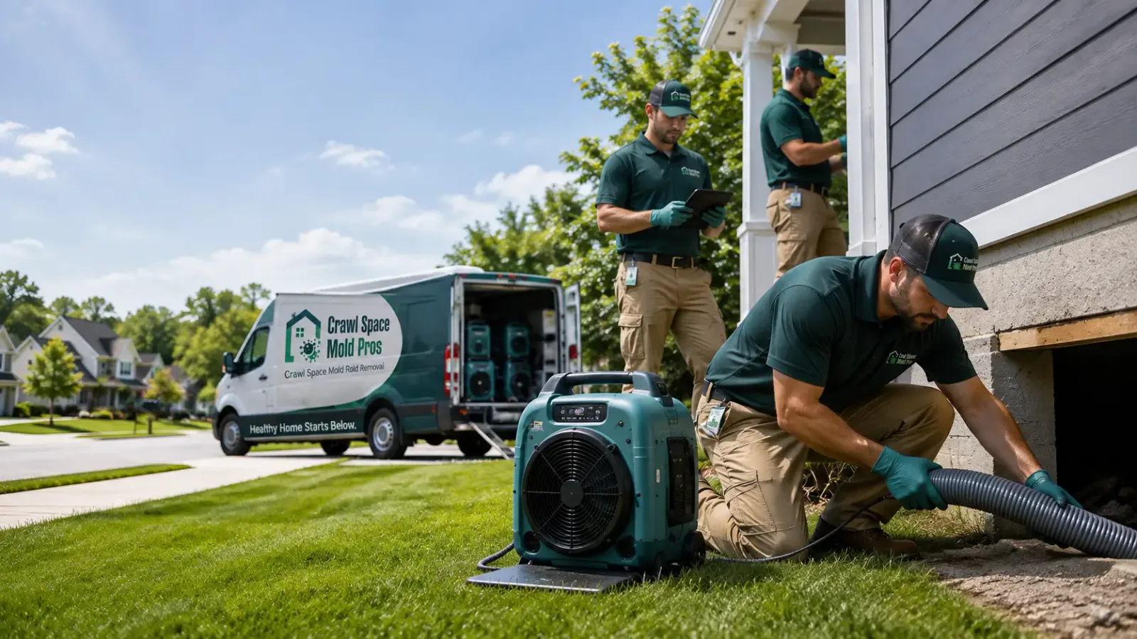 Crawl Space Mold Removal in Delphi, IN
